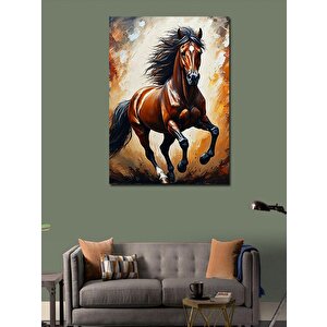 Kanvas Tablo Koşan At 70x100 cm