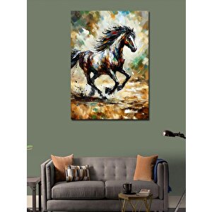 Kanvas Tablo Koşan At 100x140 cm