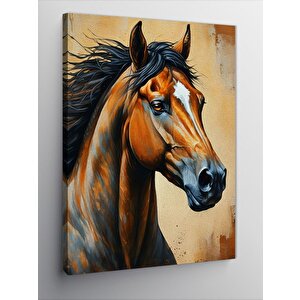 Kanvas Tablo Özgür Ruhlu At 50x70 cm