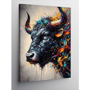 Kanvas Tablo Öküz 70x100 cm