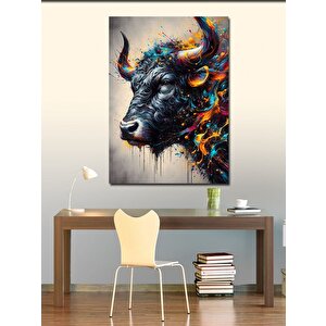 Kanvas Tablo Öküz 70x100 cm