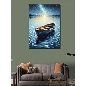 Kanvas Tablo Gecede Tekne 70x100 cm