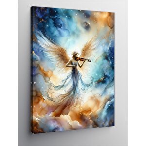 Kanvas Tablo Gökyüzünde Melek 100x140 cm