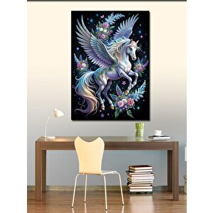 Kanvas Tablo Kanatlı At Pegasus 70x100 cm