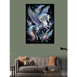 Kanvas Tablo Kanatlı At Pegasus 70x100 cm