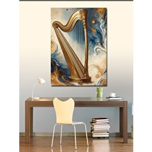 Kanvas Tablo Meleklerin Tınısı (arp) 50x70 cm