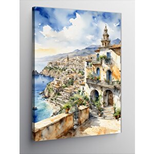 Kanvas Tablo Avrupa Sahili 50x70 cm