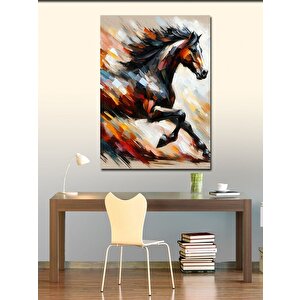 Kanvas Tablo Koşan At 50x70 cm