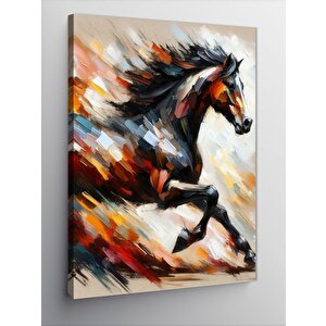 Kanvas Tablo Koşan At 70x100 cm