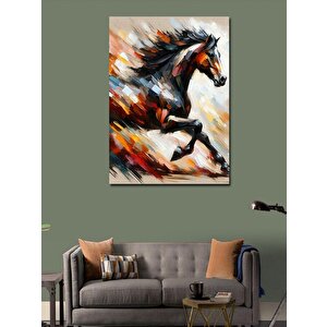 Kanvas Tablo Koşan At 70x100 cm