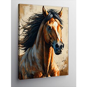 Kanvas Tablo Koşan At 100x140 cm
