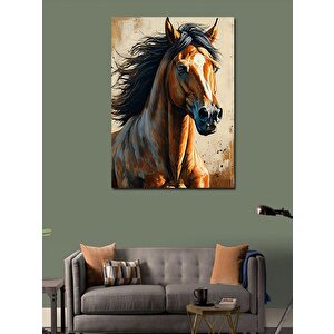 Kanvas Tablo Koşan At 100x140 cm