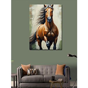 Kanvas Tablo Koşan At 70x100 cm