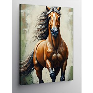 Kanvas Tablo Koşan At 50x70 cm