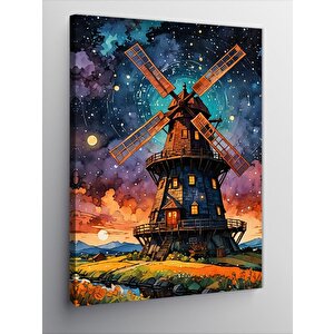Kanvas Tablo Yel Değirmeni 100x140 cm