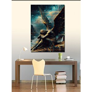 Kanvas Tablo Kanatlı Melek 100x140 cm