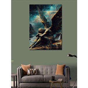 Kanvas Tablo Kanatlı Melek 100x140 cm