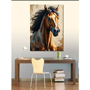 Kanvas Tablo Koşan At 50x70 cm