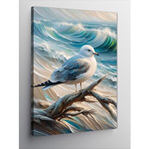Kanvas Tablo Sahil Martısı 50x70 cm