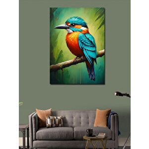 Kanvas Tablo Renkli Yalıçapkını 50x70 cm
