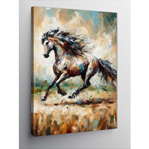 Kanvas Tablo Koşan At 50x70 cm