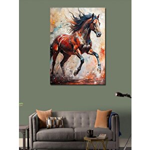 Kanvas Tablo Koşan At 70x100 cm