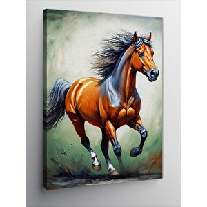 Kanvas Tablo Koşan At 70x100 cm