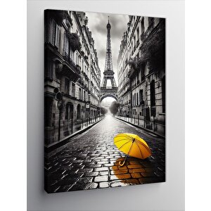 Kanvas Tablo Yağmurlu Paris Sokakları 50x70 cm