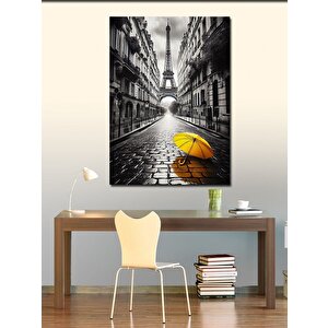 Kanvas Tablo Yağmurlu Paris Sokakları 100x140 cm