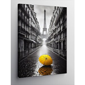 Kanvas Tablo Paris'i̇n Yağmurlu Günü 100x140 cm