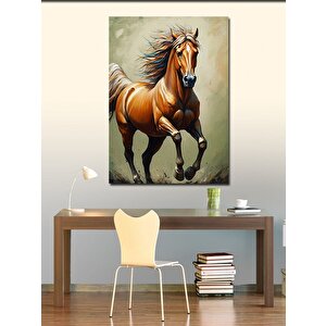 Kanvas Tablo Koşan At 70x100 cm