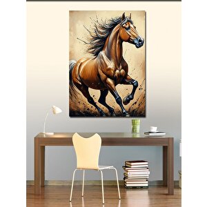 Kanvas Tablo Koşan At 70x100 cm
