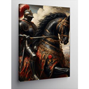 Kanvas Tablo Zırhlı Süvari 50x70 cm
