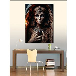 Kanvas Tablo Mumya Kadın 70x100 cm