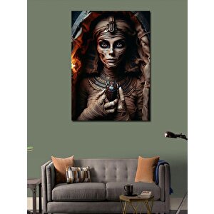 Kanvas Tablo Mumya Kadın 70x100 cm
