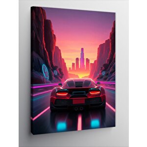 Kanvas Tablo Gece Yarışı 50x70 cm