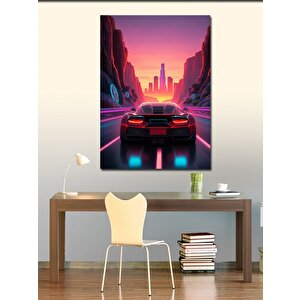 Kanvas Tablo Gece Yarışı 50x70 cm