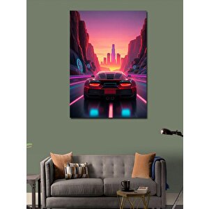 Kanvas Tablo Gece Yarışı 50x70 cm