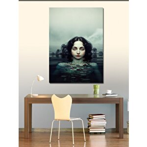 Kanvas Tablo Su Altındaki Kadın 100x140 cm