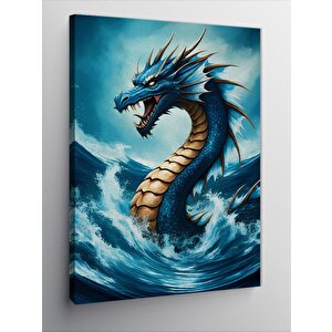 Kanvas Tablo Okyanus Ejderhası 50x70 cm