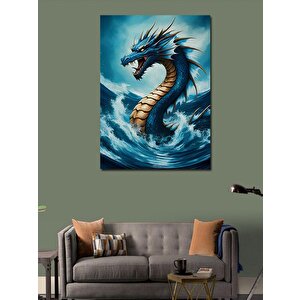 Kanvas Tablo Okyanus Ejderhası 50x70 cm