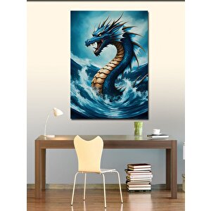 Kanvas Tablo Okyanus Ejderhası 70x100 cm