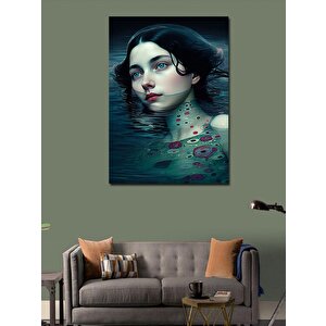 Kanvas Tablo Suda Kadın 70x100 cm