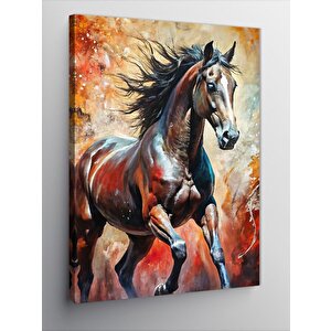 Kanvas Tablo Koşan At 50x70 cm