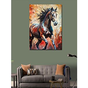 Kanvas Tablo Koşan At 50x70 cm
