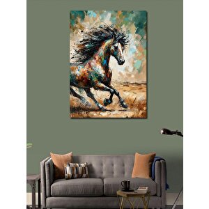 Kanvas Tablo Koşan At 50x70 cm