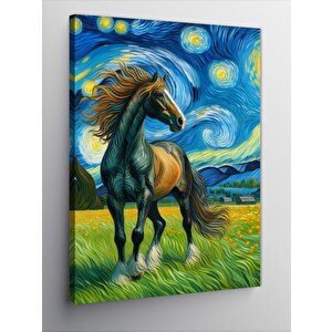 Kanvas Tablo Çayırdaki At 50x70 cm