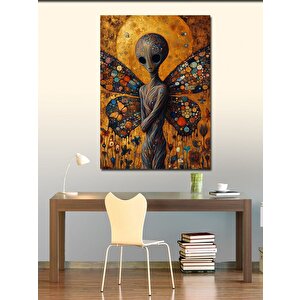 Kanvas Tablo Mozaik Kanatlı Yaratık 100x140 cm