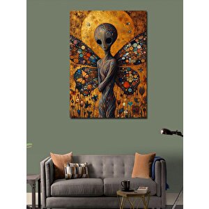 Kanvas Tablo Mozaik Kanatlı Yaratık 100x140 cm