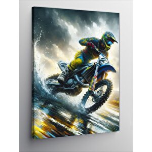 Kanvas Tablo Çamurlu Yarışçı 50x70 cm